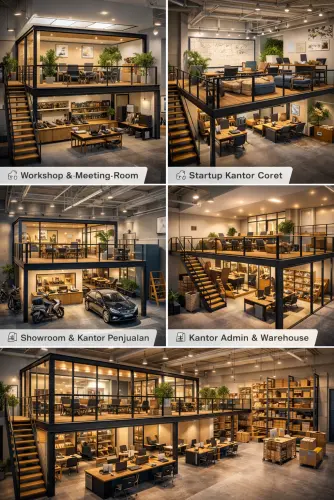 Mezzanine Ruang Kantor di Saguling