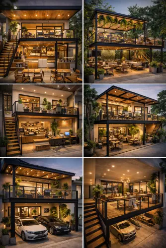 Mezannine Cafe Modern di Saguling